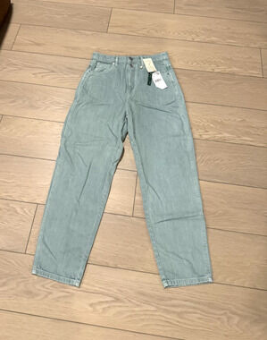 NWT Mango Jeans High Waisted Tapered Ankle Leg Women's US Size 6 EUR Size 38
